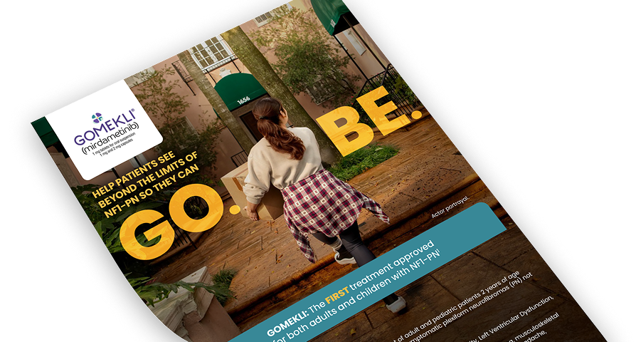 GOMEKLI® (mirdametinib) overview brochure PDF