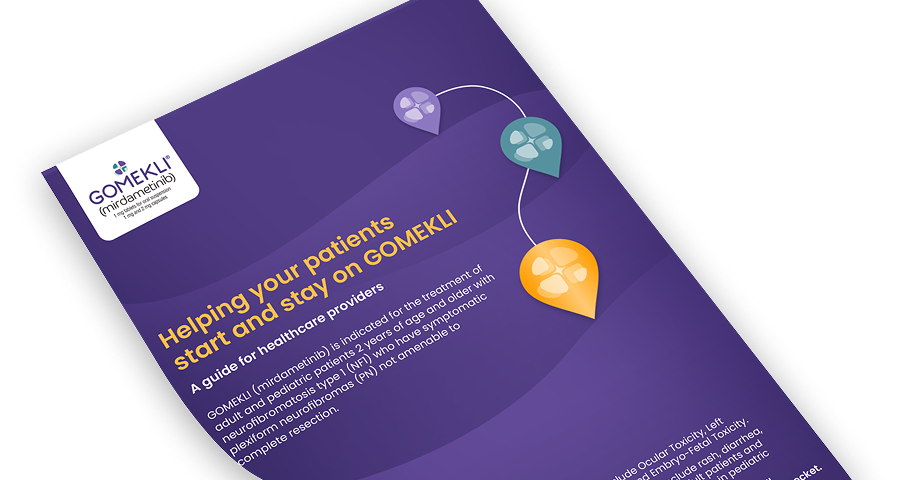 GOMEKLI® (mirdametinib) overview brochure PDF